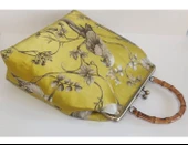 Bambu Saplı Nakışlı Bag - 7