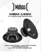 MOBASS MBM-1580-300W MAX-150W RMS-PROFESYONEL 2025 YENİ SERİ-20 CM MİDRANGE HOPARLÖR - 1