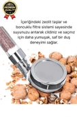 Özel Üretim Zeolid Taşlı Yüksek Emisyon Güçlü Su Tasarruflu Tazyikli Kireç Önleyici Duş Başlığı - 2