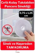 Ayarlanabilir Pratik Pencere Cam Kapı Sineklik Cırt Bantlı Hazır Yapışkanlı 0,75 cmx1,25 cm - 4 mt - 1