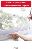 Ayarlanabilir Pratik Pencere Cam Kapı Sineklik Cırt Bantlı Hazır Yapışkanlı 0,75 cmx1,25 cm - 4 mt - 3