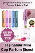 Özel Üretim Pratik Otomatik Doldurulabilir Taşınabilir Atomizer Seyahat Mini Cep Parfüm Şişesi 5 Ml - 1