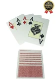 Premium Seri Eğlence Estetik Baskı Yarı Plastik Poker Texas Holden Casino 21 Blackjack Oyun Kartları - 3