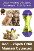 Premium Seri Saklama Hazneli İçgüdüsel Avlanma Kum Saati İnteraktif Kedi köpek Ödül Maması Oyuncağı - 1