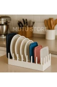 Dolap İçi Düzenleyici-Gıda Kabı Ve Tabak İçin Organizer thumbnail 2