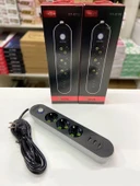 Akım Koruyuculu 3USB Port Hızlı Şarjlı 3Lü Priz thumbnail 2