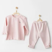 Andywawa Ac26218 Casual 2'li Takım Pink - 1