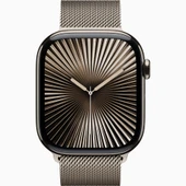 Apple Watch 10 GPS + Cellular 46 mm Natural ve Natural Milano Loop - M/L - 3