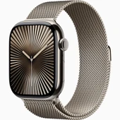 Apple Watch 10 GPS + Cellular 46 mm Natural ve Natural Milano Loop - M/L - 1