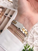 Daniel Klein Çelik Kordon 30 Mt Suya Dayanıklı Kadın Kol Saati+Bileklik BFG.10790.X5 thumbnail 3