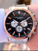 Lee Cooper Çelik Kordon Kadran Özellikleri Aktif 50 Mt Suya Dayanıklı Erkek Kol Saati FBLC.07385.560 thumbnail 2