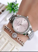 Coliseum Özel Tasarım Vintage Seri Kadın Kol Saati+ Bileklik Hediyeli CL8369.M9 thumbnail 1