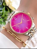 Coliseum Welder Kasa Renkli Cam Vintage Seri Kadın Kol Saati+ Bileklik WDR.10L01.L2 thumbnail 1