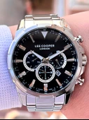 Lee Cooper Çelik Kordon Kadran Özellikleri Aktif 50 Mt Suya Dayanıklı Erkek Kol Saati FBLC.07385 thumbnail 4