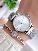 Coliseum Özel Tasarım Vintage Seri Kadın Kol Saati+ Bileklik Hediyeli CL8698.BM5 thumbnail 1