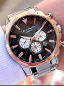 Lee Cooper Çelik Kordon Kadran Özellikleri Aktif 50 Mt Suya Dayanıklı Erkek Kol Saati FBLC.07385.560 thumbnail 1