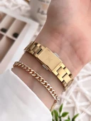 Daniel Klein Çelik Kordon 30 Mt Suya Dayanıklı Kadın Kol Saati+Bileklik BFG.10790.X4 thumbnail 3