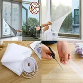 Tüm Cam Pencere Kapılara Uyumlu Çift Kanat Pencere Sinekliği thumbnail 6