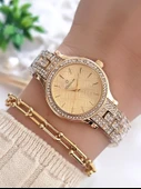 Coliseum Özel Tasarım Vintage Seri Kadın Kol Saati+ Bileklik Hediyeli CL8732.M5 thumbnail 1