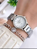 Coliseum Özel Tasarım Vintage Seri Kadın Kol Saati+ Bileklik Hediyeli CL8527.M6 thumbnail 1