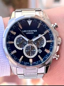 Lee Cooper Çelik Kordon Kadran Özellikleri Aktif 50 Mt Suya Dayanıklı Erkek Kol Saati FBLC.07385.390 thumbnail 3