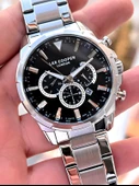 Lee Cooper Çelik Kordon Kadran Özellikleri Aktif 50 Mt Suya Dayanıklı Erkek Kol Saati FBLC.07385 thumbnail 3