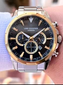 Lee Cooper Çelik Kordon Kadran Özellikleri Aktif 50 Mt Suya Dayanıklı Erkek Kol Saati FBLC.07385.260 thumbnail 3