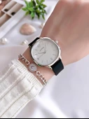 Coliseum Silikon Kordon Vintage Seri Kadın Kol Saati+Bileklik Hediyeli CL.8365.BM1 thumbnail 2