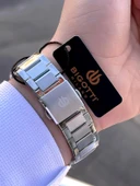 Bigotti Özel Kutulu Nişan Ve Damat Saati 2 Yıl Garantili İç Fonksiyonları Aktif Erkek Kol Saati BX01 thumbnail 4