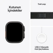 Apple Watch Ultra 2 Gps + Cellular 49mm Siyah Titanium Kasa / Siyah Trial Loop S/M - 3