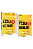 Tonguç Yayınları 8. Sınıf Yazılı Notları Set 2 Kitap - 1 Ve 2 Dönem - 1 Ve 2 Yazılı - 1