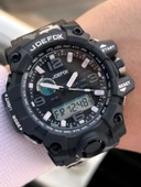 Joefox Digital Ve Analog 2 Yıl Garantili Kronmetre+Takvim+Alarm+Aydınlatma Erkek Kol Saati JOE.BK14 thumbnail 1