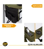 Big Boy Katlanabilir XL Kamp Sandalyesi-Haki thumbnail 6