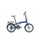 CARRARO FLEXI COMFORT KATLANIR BİSİKLET 320H V 20 JANT 8 VİTES MAT NAVY MAVİ PARLAK SİYAH BAKIR MAVİ - 1