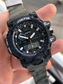 Joefox Digital Ve Analog 2 Yıl Garantili Kronmetre+Takvim+Alarm+Aydınlatma Erkek Kol Saati JOE.BK11 thumbnail 2