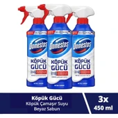 Domestos Köpük Gücü Köpük Çamaşır Suyu Beyaz Sabun 450 ml x3 thumbnail 1