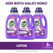 Cif Zemin Temizleyici Lotus 1500 ml X3 thumbnail 1
