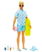 Mattel Barbie Plaj Günü Oyun Seti Ken HPL74 thumbnail 2