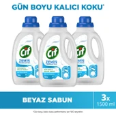 Cif Zemin Temizleyici Beyaz Sabun 1500 ml X3 thumbnail 1