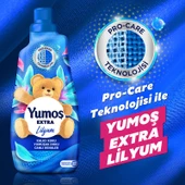 Yumoş Extra Lilyum Konsantre Çamaşır Yumuşatıcı 2 x 1,44 lt + Demstar Mikrofiber Bez thumbnail 3
