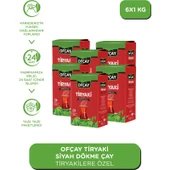 Ofçay Tiryaki Dökme Siyah Çay 1000gr X 6 thumbnail 1