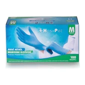 Haspet Mavi Nitril Pudrasız Eldiven - M thumbnail 1