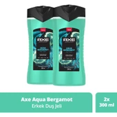 Axe Premium Collection Duş Jeli Aqua Bergamot 3 In 1 Vücut Saç Yüz 300 ml X2 thumbnail 1