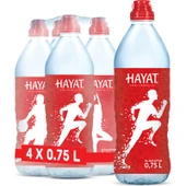 Hayat Sporcu Kapak Su 750 ml X4 Adet - 1