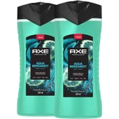 Axe Premium Collection Duş Jeli Aqua Bergamot 3 In 1 Vücut Saç Yüz 300 ml X2 thumbnail 2