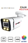 FURY 5mp Lens 1080p 4 x Ultra Led Gece Renkli Full HD Suya Dayanıklı Güvenlik Kamerası thumbnail 1