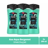 Axe Premium Collection Duş Jeli Aqua Bergamot 3 In 1 Vücut Saç Yüz 300 ml X3 thumbnail 1
