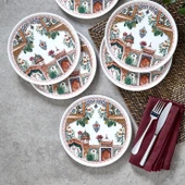 Fecra Nakkaş 6 Parça Pasta Tabağı Seti - 2