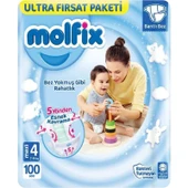 Molfix Maxi 4 Numara 7-14 kg Ultra Fırsat Paketi 100'lü thumbnail 1