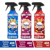 Yumoş Sprey Amber 450 ml x 1 Sakura Sprey 450 ml X1 Lilyum Sprey 450 Mlx1 - 1